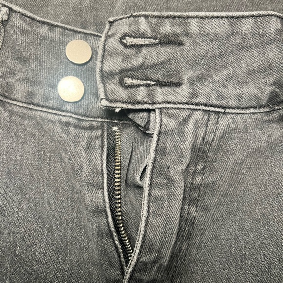 Dark Grey Boyfriend Jeans - Picture 2 of 3